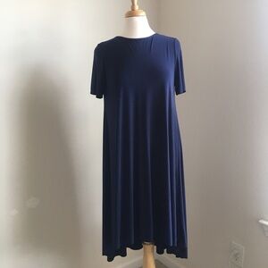 🆕 KOSMIOS High Low Short Sleeve Swing Dress